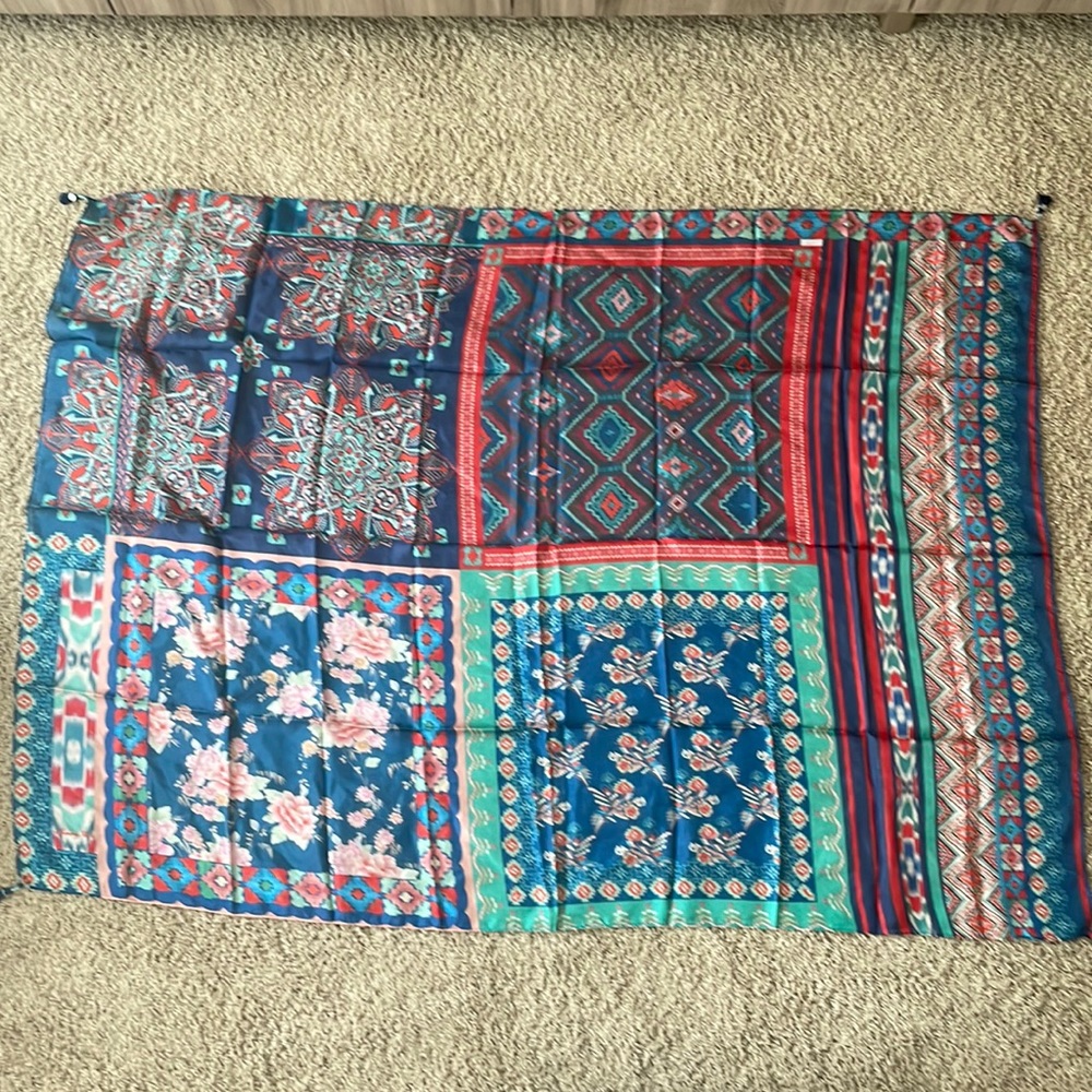 Johnny Was San Jose Scarf 100% Silk